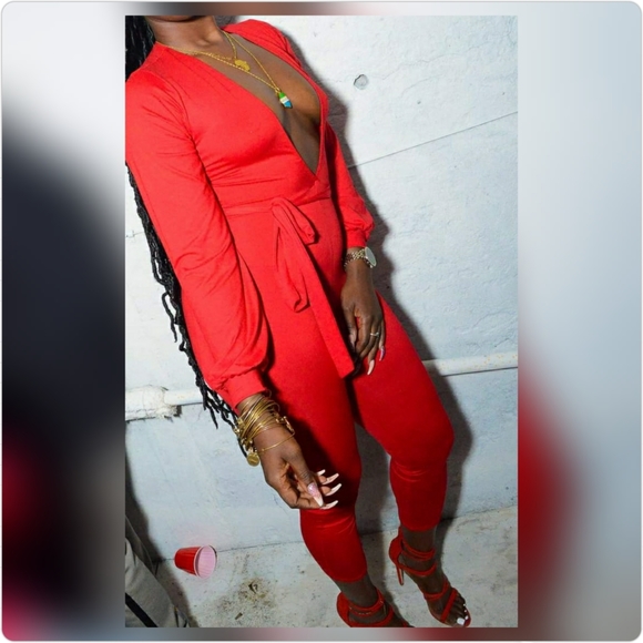 Capri Bodycon Jumpsuit - Picture 2 of 3